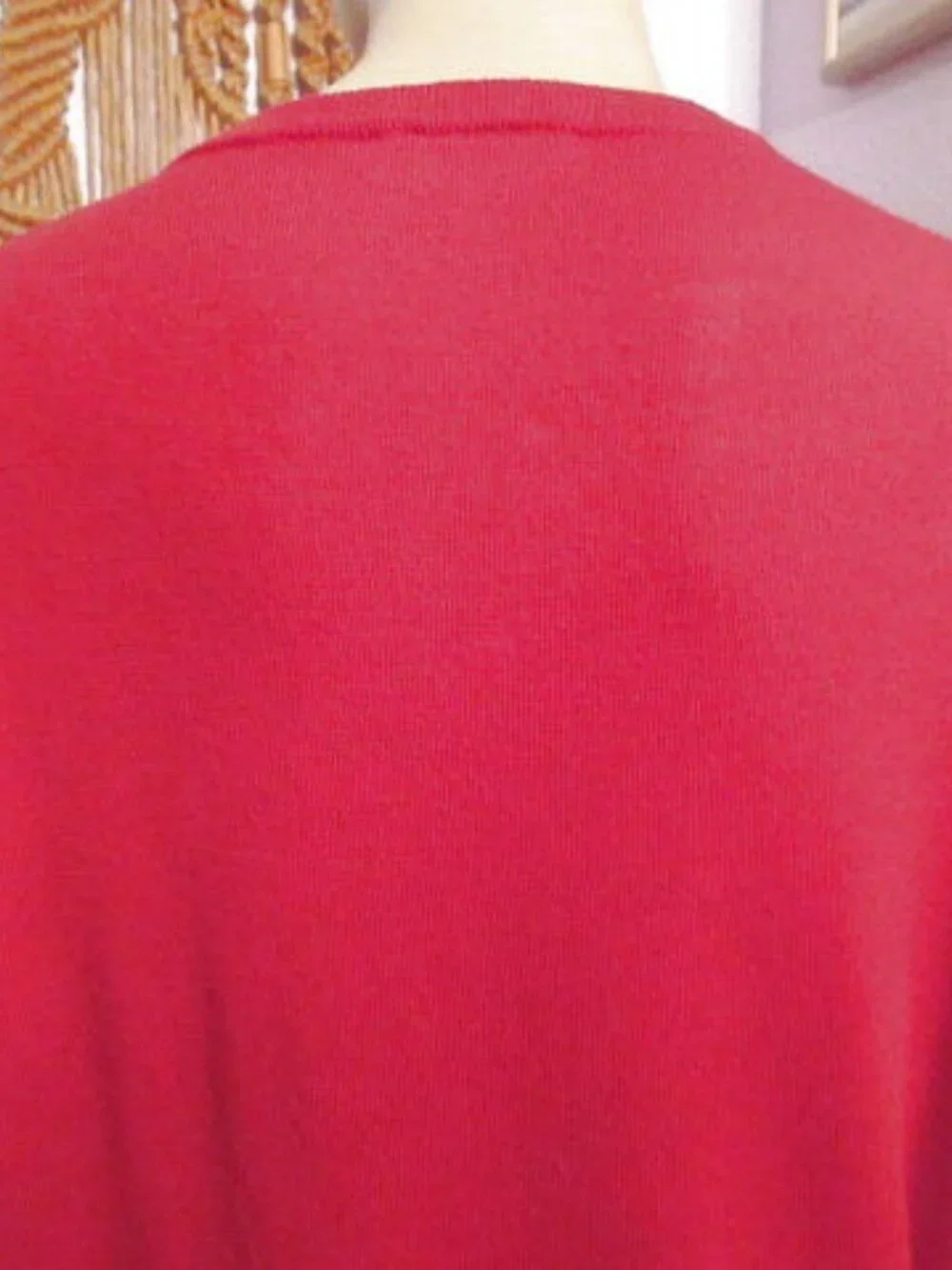 Turnbury Extra Fine Merino Wool Sweater Mens Size L Ribbed Preppy Red Pullover